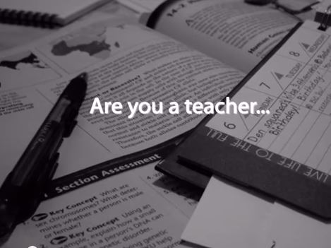 Are you a teacher