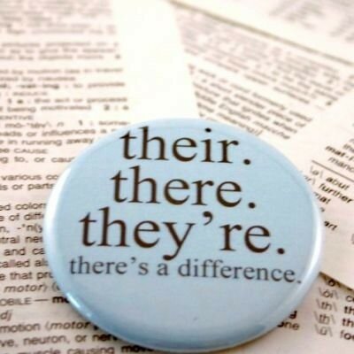 their, there, they're