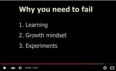 Why You Need to Fail