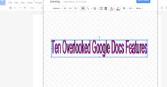 Free Technology for Teachers: 10 Overlooked Google Docs Features