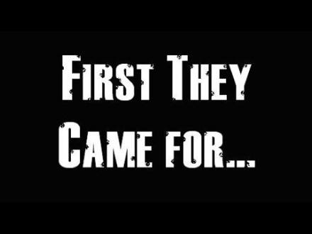 First They Came For... - YouTube