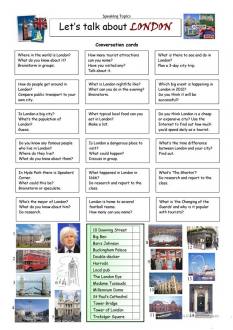 Let's Talk about London worksheet - Free ESL printable worksheets made by teachers