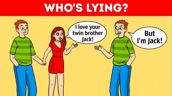 Who's Lying? 10 Detective Riddles To Workout Your Logic - YouTube