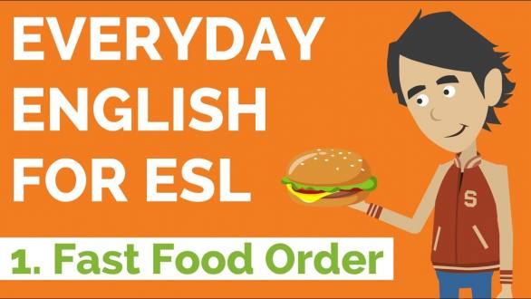 Everyday English for ESL — Lesson One — Fast Food Order - YouTube