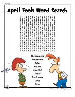 April Fools Day Worksheets for Kids | Woo! Jr. Kids Activities