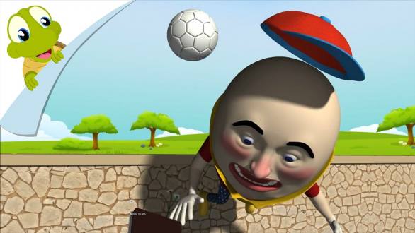 Humpty Dumpty sat on a wall 3D Nursery Rhyme with Lyrics | Animated Song for Kids - YouTube