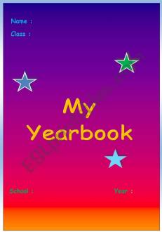 Create a yearbook with your class! - ESL worksheet by Salsera