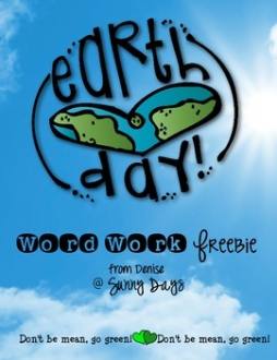 Earth Day Word Work