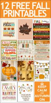 12 Free Fall Printables - How to Nest for Less™