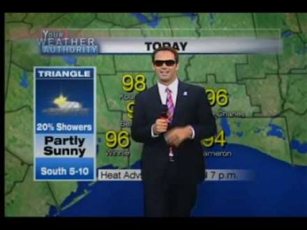 The Rapping Weatherman's First Live Weather Rap - YouTube