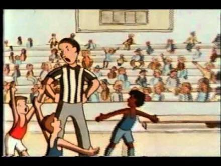 Curious George Plays Basketball (Old Cartoon 1980s) - YouTube