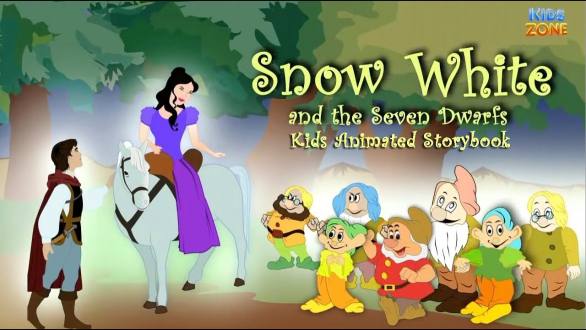 SNOW WHITE & SEVEN DWARFS Animated Storybook| Read Along| Videos for kids toddler|English|Fairy Tale - YouTube