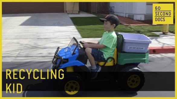 Ryan's Recycling | Kid Entrepreneur // 60 Second Docs - YouTube