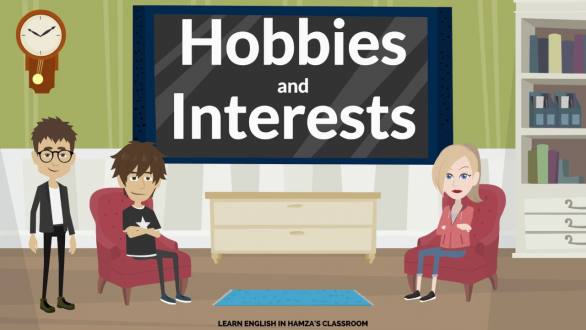 Hobbies and Interests | Learn English in Hamza's Classroom | Let's Learn English - YouTube