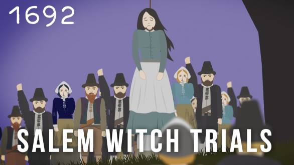 The Salem Witch Trials (1692) Cartoon - YouTube