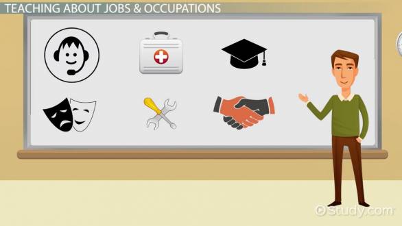 Jobs & Occupations Vocabulary for ESL: List & Exercises - Video & Lesson Transcript | Study.com