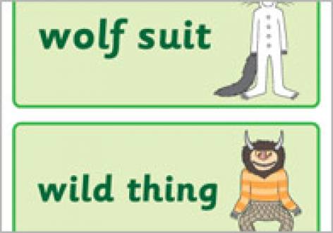 Early Learning Resources ‘Where The Wild Things Are’ Word Flashcards