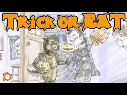 Scary Halloween Story for Kids 2 - Trick or EAT! by ELF Learning - YouTube