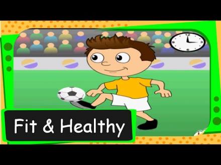 Short animated story for kids - Fit and Healthy -English - YouTube