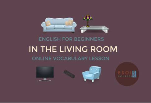 ESL Picture Vocabulary - Things In A Living Room