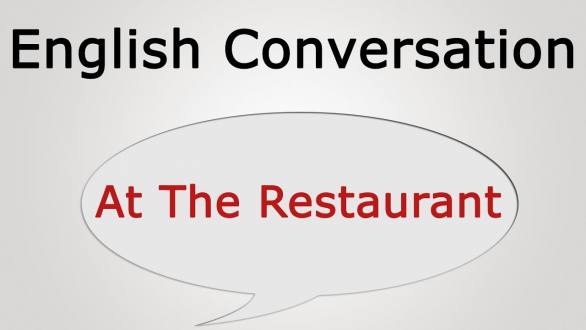 learn english conversation: At The Restaurant - YouTube