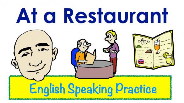 At a Restaurant | Drinks, Meals , Desserts | English Speaking Practice | ESL | EFL - YouTube