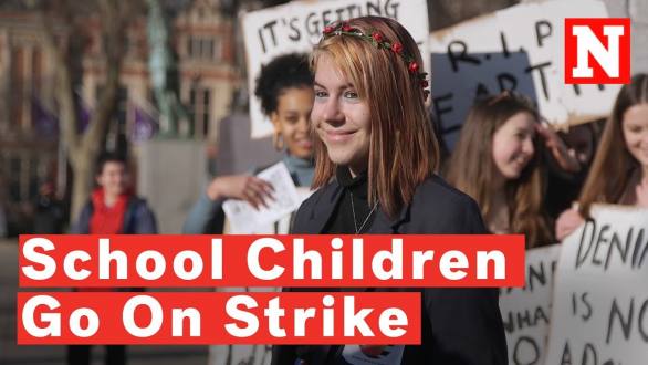 The School Students On Strike To Stop Climate Change - YouTube