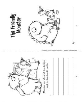 Minibook: The Friendly Monster | Scholastic | Parents