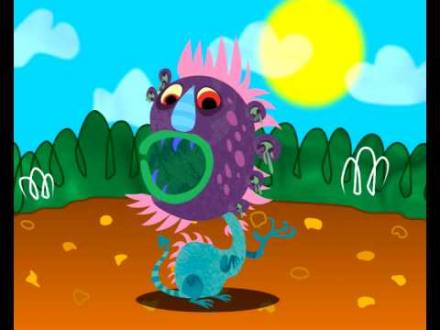 Ugly Monster song - from the Kid's Box Level 1 interactive DVD - YouTube