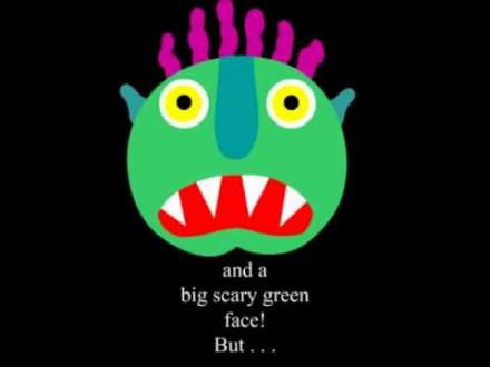 go away, big green monster! animation - YouTube