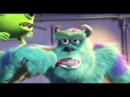 Monsters Inc – Mike and Sully Morning Routine - YouTube