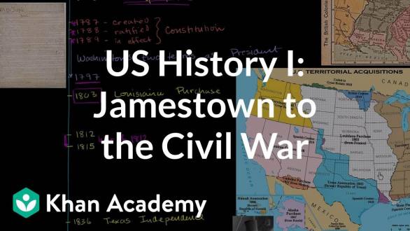 US History Overview 1: Jamestown to the Civil War - YouTube
