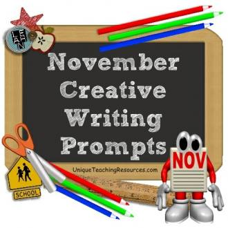 Thanksgiving and November Writing Prompts: Creative Writing Prompts and Journal Ideas