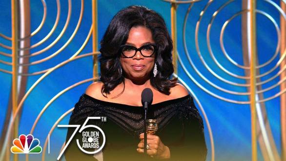 Oprah Winfrey Receives Cecil B. de Mille Award at the 2018 Golden Globes - YouTube