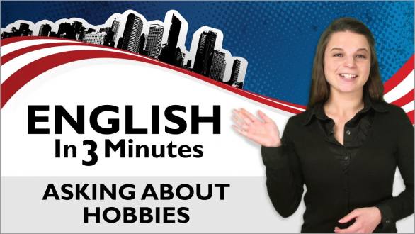 Learn English - Asking About Hobbies, What do you do for fun? - YouTube