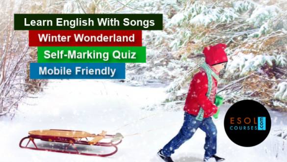 Learn English With Christmas Songs - Winter Wonderland