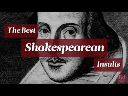 The Best Shakespearean Insults - YouTube