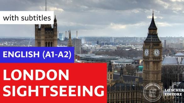 English - London sightseeing (A1-A2 - with subtitles) - YouTube