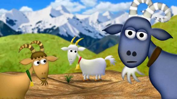 The 3 Billy Goats Gruff - KidsOut Charity Animation by Neil Whitman - YouTube