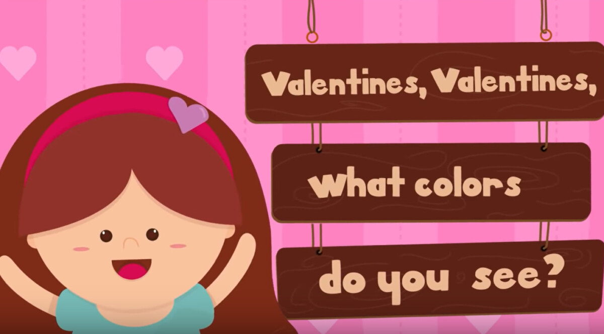 Valentines, Valentines, What Colors Do You See? | Valentine's Day Song for Kids - YouTube