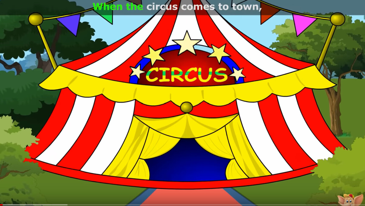 Circus - Nursery Rhyme with Lyrics & Karaoke - YouTube