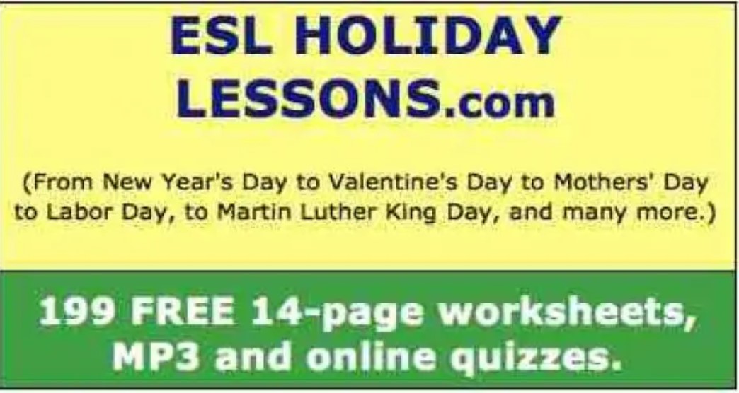 ESL Holiday Lessons: English Lesson on International Women's Day