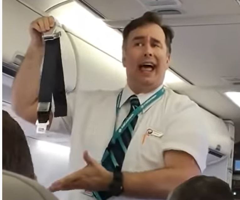 World's Funniest Flight Attendant EVER! - YouTube