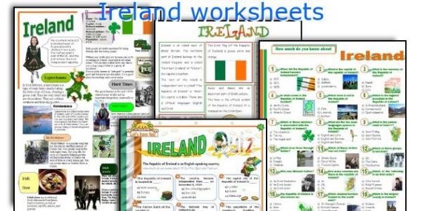 Ireland worksheets