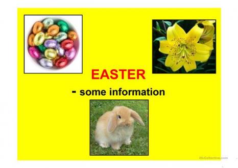 Easter in the UK - some facts (powerpoint) 15 slides