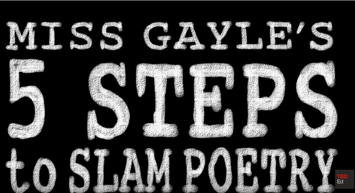 Become a slam poet in five steps - YouTube