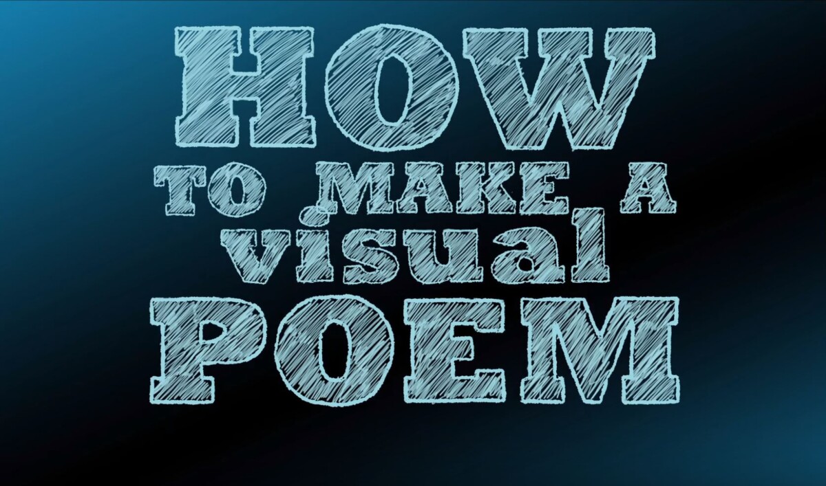 How to Make a Visual Poem - YouTube