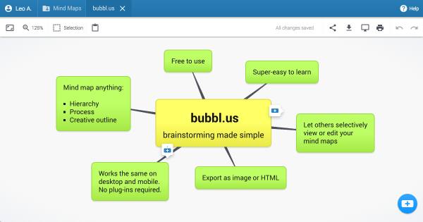 Mind Mapping Online - Bubbl.us
