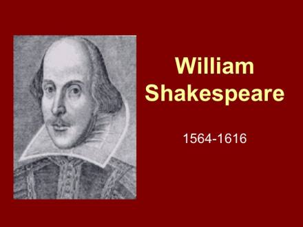 William Shakespeare powerpoint