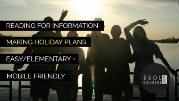 Elementary English Reading - Planning a Holiday